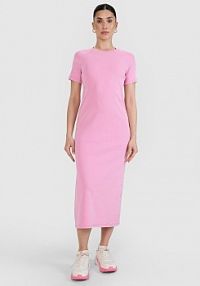 Sukienka różowa 4F 4FRSS25TDREF192-54S