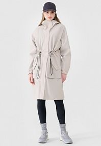 Parka beżowa 4F 4FWSS25TTJAF718-083S