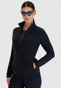 Bluza z polaru czarna 4F damska 4FWSS25TFLEF305-20S