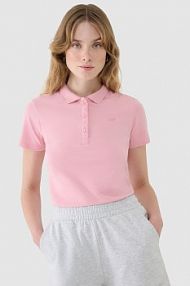 Koszulka polo różowa 4F damska 4FWMM00TPTSF611-56S