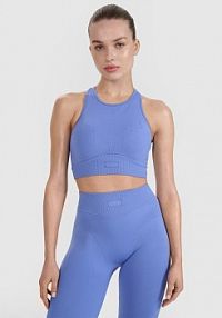 Biustonosz sportowy niebieski 4F 4FALSSS25USBAF187-33S