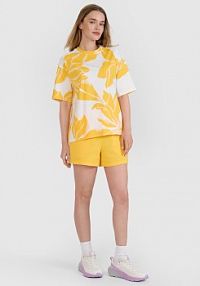 Szorty sportowe żółte 4F 4FRSS25TSHOF700-71S