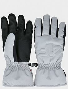 Rękawiczki narciarskie szare 4F 4FWAW24AFGLF144-27S