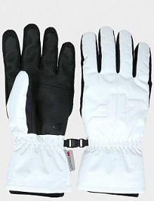 Rękawiczki narciarskie białe 4F 4FWAW24AFGLF187-10S