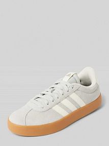 Sneakersy z charakterystycznymi dla labelu Paskami Model 'VL COURT 3.0' adidas Sportswear szare damskie EAN JP7539