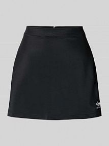 Spódnica mini z wyhaftowanym logo adidas Originals czarna EAN JD0281