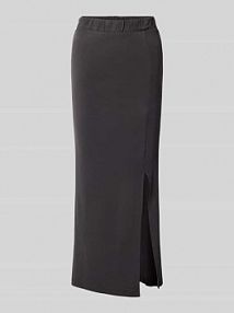 Spódnica midi z elastycznym pasem model ATHEA Noisy May szara EAN 27033184