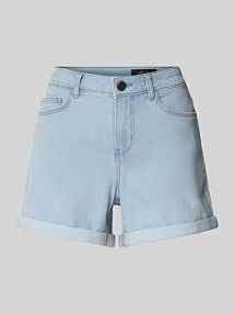 Szorty jeansowe o kroju slim fit z 5 kieszeniami model DEBBY Noisy May niebieskie EAN 27032491