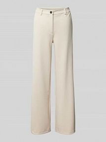 Spodnie z bocznymi, wpuszczanymi kieszeniami model Nanni FREE/QUENT beżowe damskie EAN 200632