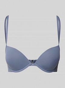 Top bikini z funkcją push up Calvin Klein Underwear niebieski EAN KW0KW02702