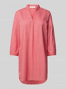 Tunika o kroju relaxed fit z rękawem o dł. 3/4 Christian Berg Woman różowa EAN 567908742