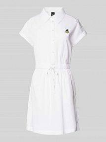 Sukienka koszulowa mini z listwą guzikową Marc Cain biała EAN YS 21.50 W80