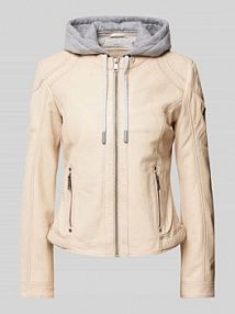 Kurtka z imitacji skóry model Adila MAURITIUS biała damska EAN 1101-0672