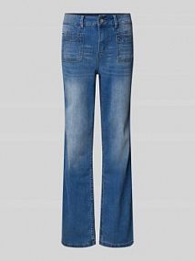 Jeansy z wpuszczanymi kieszeniami model Stella Buena Vista niebieskie damskie EAN 2501-B5900