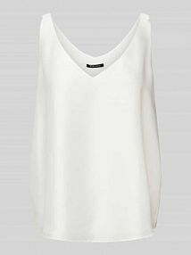 Top bluzkowy z dekoltem w serek Swing biały damski EAN 1AC00200