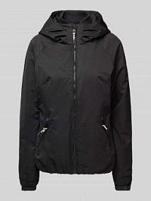 Kurtka z kieszeniami na zamek błyskawiczny model Dizzie Ragwear czarna damska EAN 2511-60014
