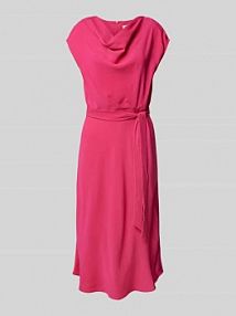 Sukienka midi z lejącym dekoltem DKNY różowa EAN DD4KGE33