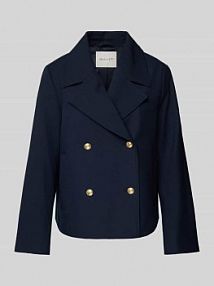 Kurtka z kołnierzem z połami Gant granatowa damska EAN 4700376