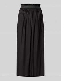 Rozkloszowana spódnica midi z czystej wiskozy model VENEDIG Only czarna EAN 15164606