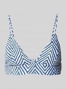 Top bikini z aplikacją z logo model YANKUN Barts niebieski EAN 5169