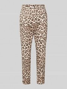 Chinosy o skróconym kroju slim fit model turn up MAC beżowe EAN 434307500