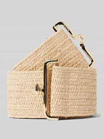 Pasek materiałowy na haftkę Vanzetti beżowy damski EAN V5729B5804