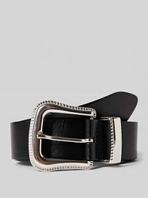 Pasek ze sprzączką Vanzetti czarny damski EAN V6206A6370