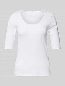 T-shirt z okrągłym dekoltem LANIUS biały damski EAN 12514165-00