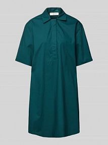 Sukienka koszulowa o długości do kolan z rękawem o dł. 1/2 Christian Berg Woman zielona EAN 560708988