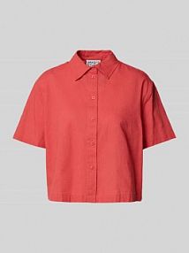 Bluzka krótka z kołnierzykiem typu kent JAKE*S STUDIO WOMAN różowa damska EAN 74968100382