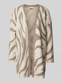 Kardigan z obniżonymi ramionami model ROMA FREE/QUENT beżowy EAN 204673