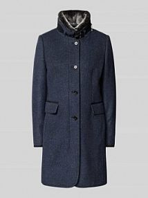 Płaszcz wełniany ze stójką Gil Bret niebieski damski EAN 96296979