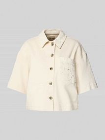 Kurtka z nakładaną kieszenią na piersi model Cent Clay MOS MOSH damska EAN 171930