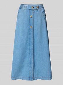 Spódnica jeansowa z kieszeniami z wypustką model Marti MOS MOSH niebieska EAN 171220