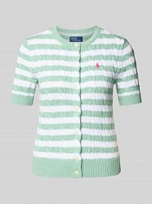 Kardigan ze ściegiem warkoczowym Polo Ralph Lauren niebieski EAN 211965757