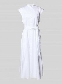 Sukienka koszulowa ze stójką model SVAN Polo Ralph Lauren biała EAN 211969143