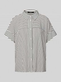 Bluzka koszulowa z listwą guzikową model Zavina someday czarna damska EAN 10390912116100