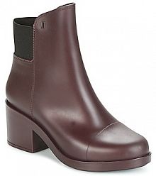 Botki na obcasie Melissa  czerwone ELASTIC BOOTS