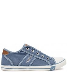 Trampki mustang błękitny damskie 1099-409