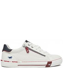 Trampki mustang białe damskie 1353-309