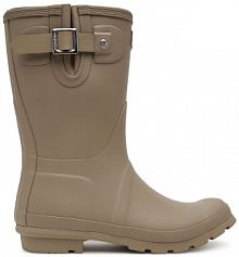 Kalosze Hunter beżowe ciemny damskie HFW-002