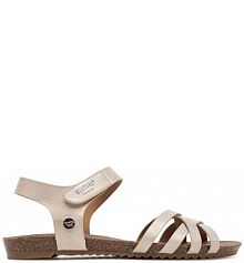 Sandały na obcasie mustang złote 1307-811