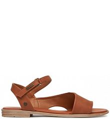 Sandały na obcasie mustang brązowe jasne 1388-807