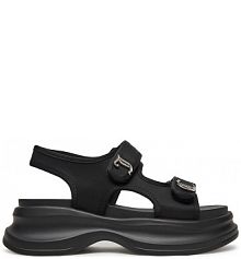 Sandały na obcasie Juicy Couture czarne WSS21516-01