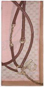 Szalik   Foulard Kobiety Modal wielokolorowy/różowy/brązowy nadruk ONE SIZE Liu Jo Collection damski