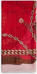 Szalik  Kobiety Sztuczne włókno wielokolorowy/czerwony/różowy nadruk ONE SIZE Liu Jo Collection damski