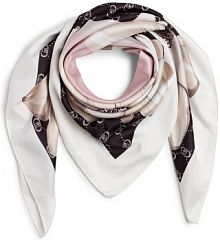 Szalik  Kobiety Sztuczne włókno wielokolorowy/biały/różowy/czarny nadruk ONE SIZE Liu Jo Collection damski