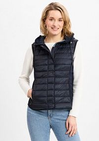 Pikowana kamizelka Kobiety niebieska jednolity 40 Gil Bret damska