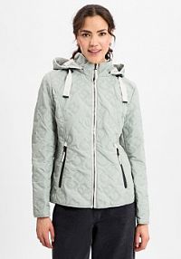 Kurtka pikowana Kobiety Sztuczne włókno zielona jednolity 48 Gil Bret damska