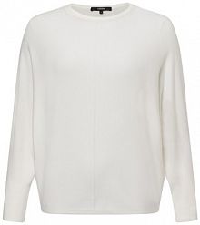 Sweter z dzianiny  linia Taliya Kobiety biały jednolity 42 Someday damski